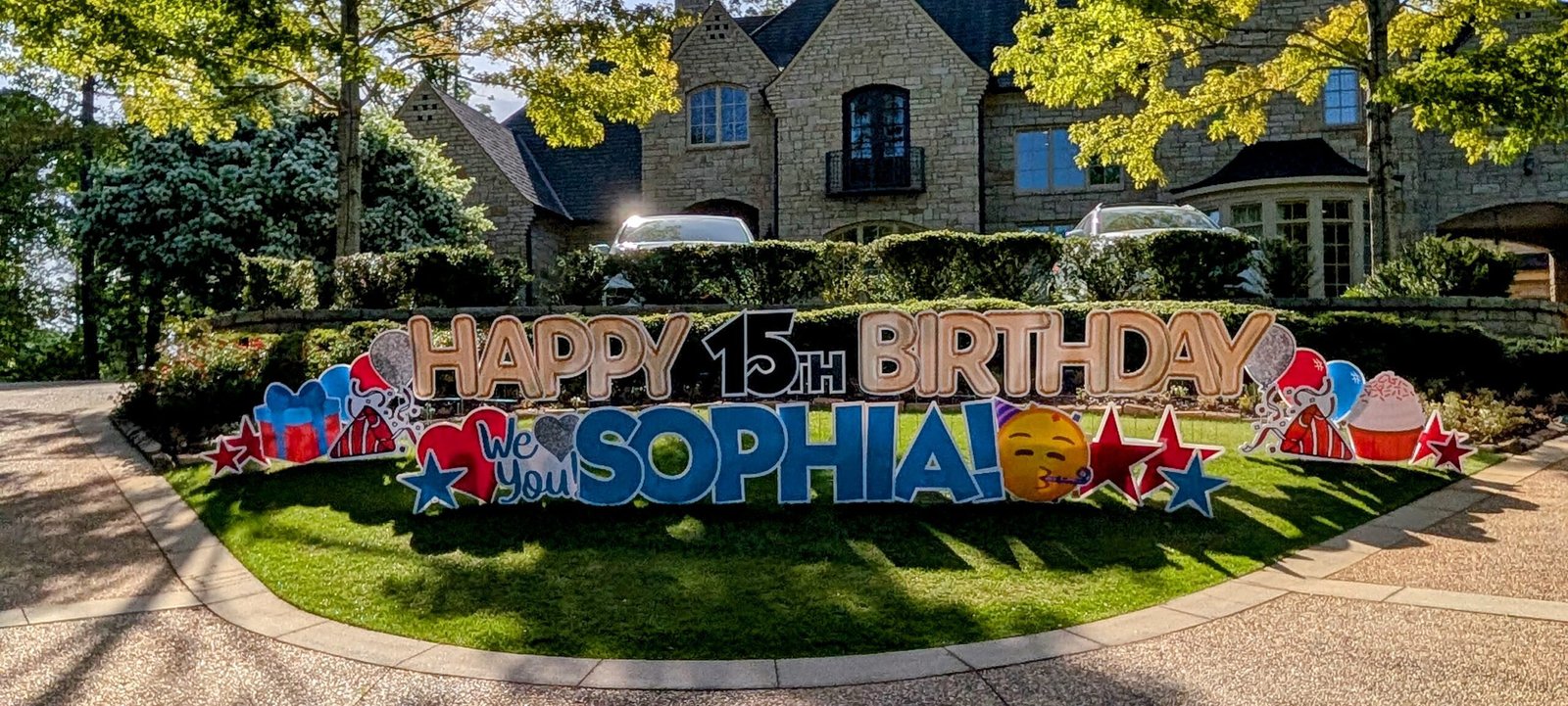 happy birthday sign